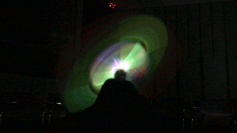 撮影した画像をつなぎ合わせて完成した動画